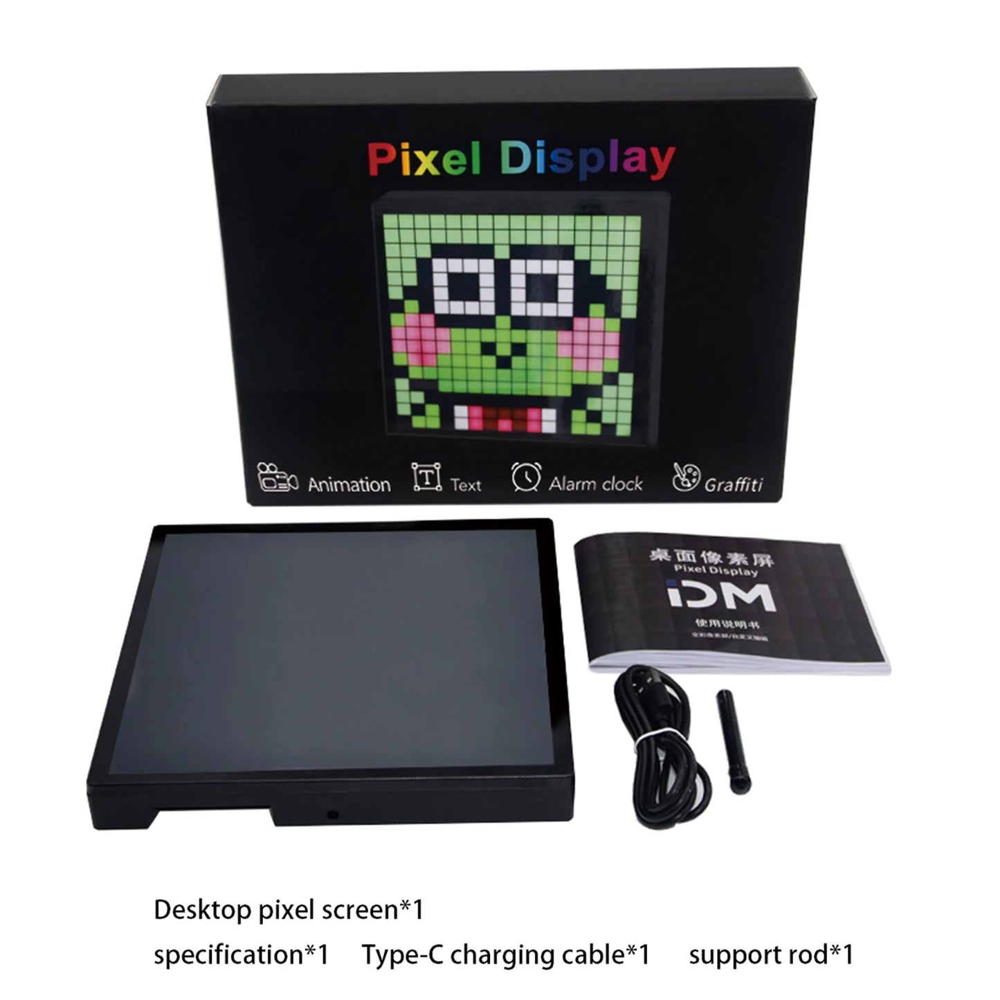 LED Pixel Display APP Control Programmable Night Light DIY Text Pattern Animation For Home Decoration, Bedroom, Game Room, Bar