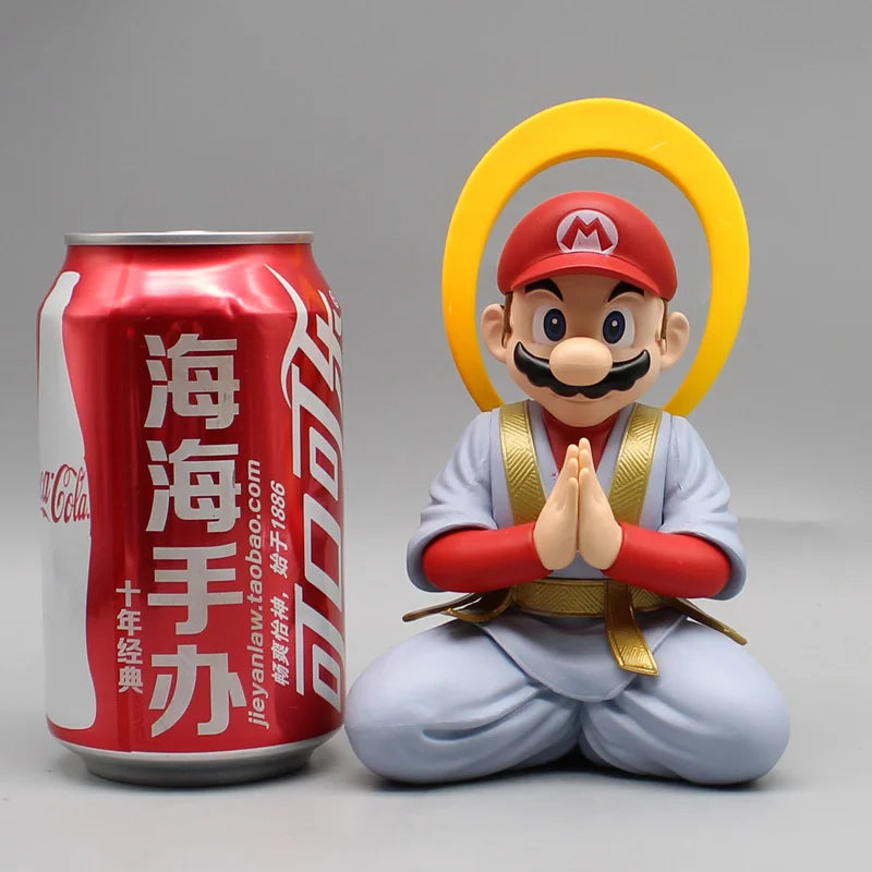 Super Mario Action Figure Anime Crayon Shin-chan Figuras Toys Manga GK Statue Kawaii Doll PVC Model Ornaments Gift for Children