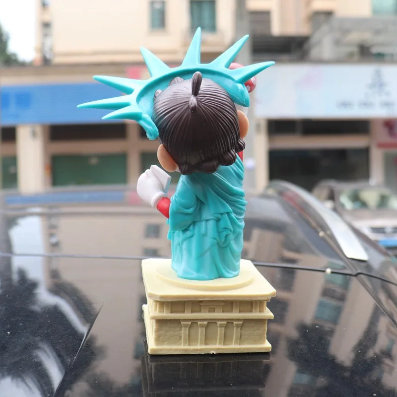 Super Mario as The Statue of Liberty Figure Model Toys for Kids 20cm