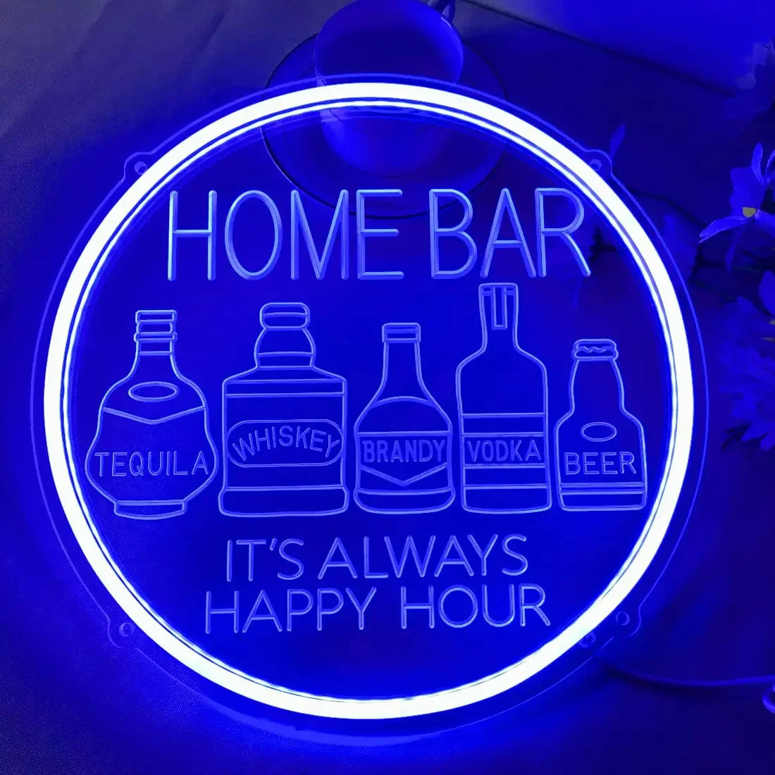 Neon Sign Light for Bar Cart Decor Beer Cocktails Home Bar Pub Kitchen Bedroom Dorm Wall Art Sign Birthday Party Gift