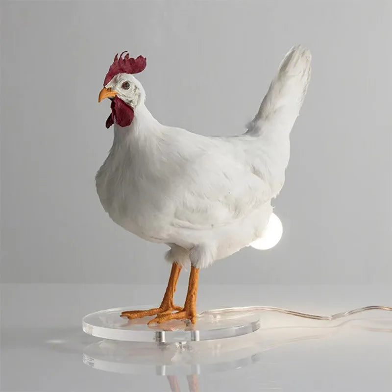 LED Night Lights Funny Animal Chick Light Easter Carnival Party Ornaments Children's Gifts Home Decoration Chicken Night Lamp