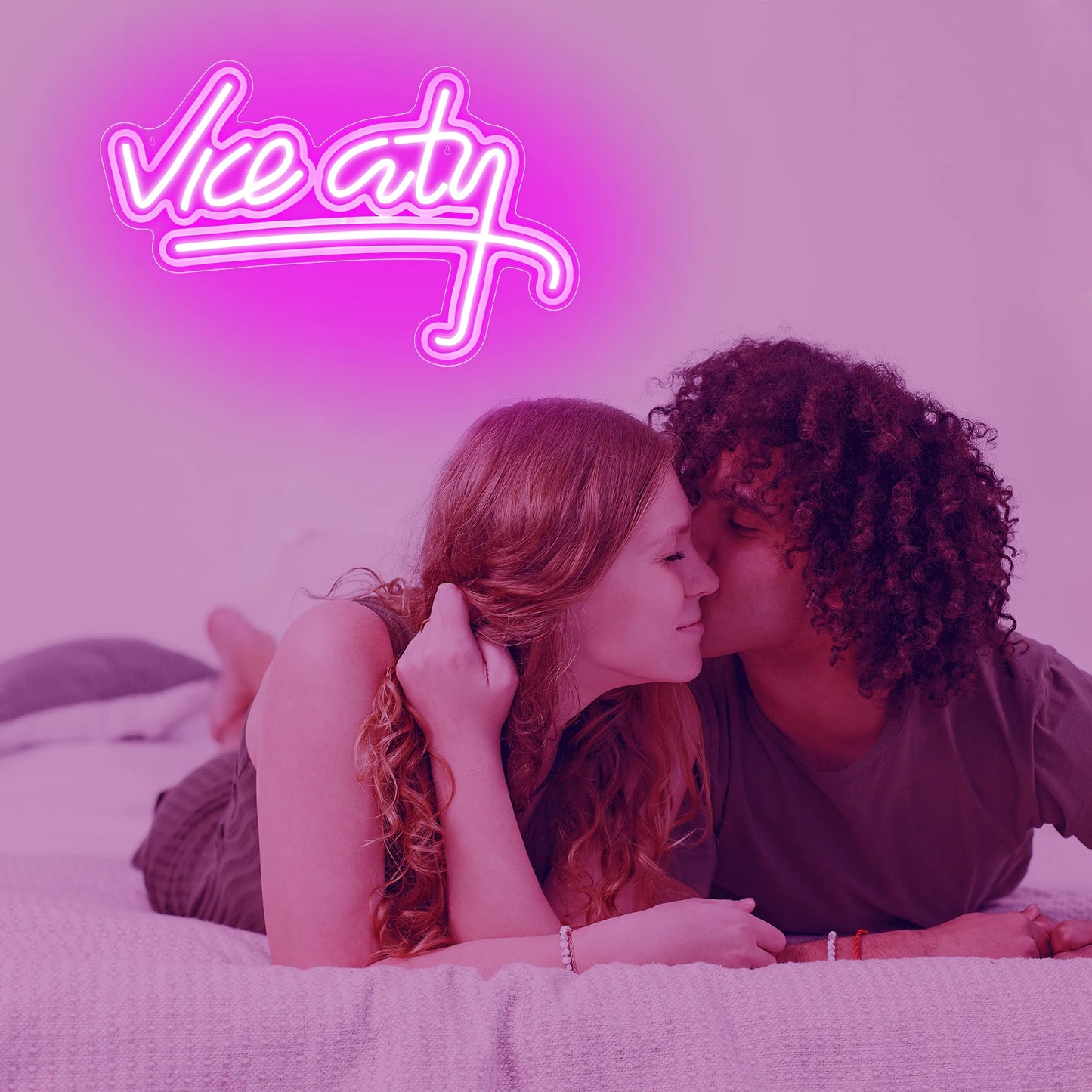 Vice City Neon Sign for Wall Decor, USB LED Neon Light, Bedroom, Kids Room, Game Room, Bar, Party Decor, Man Cave Home Artwork