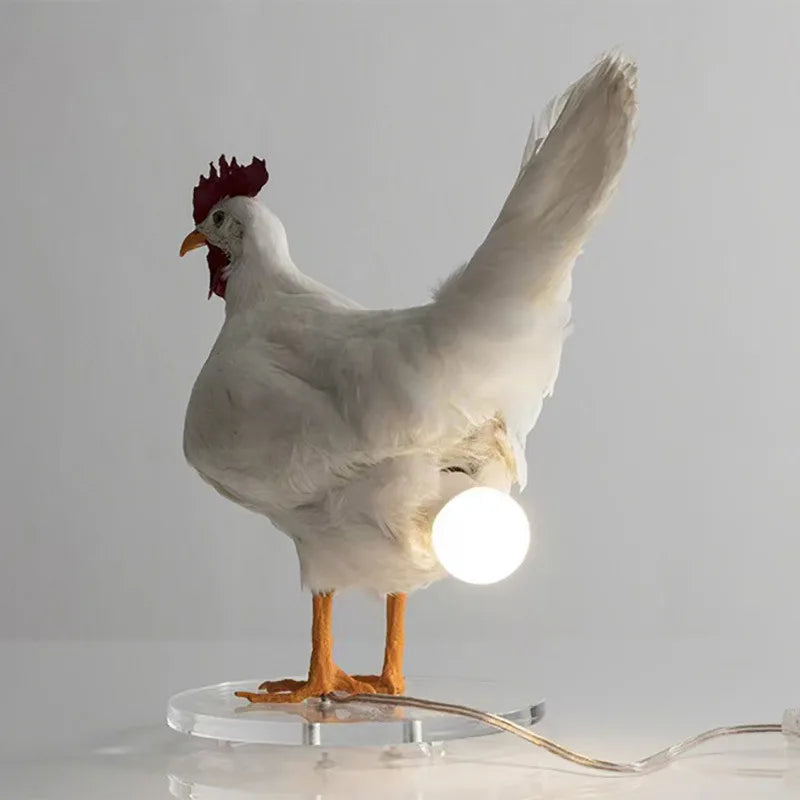 LED Night Lights Funny Animal Chick Light Easter Carnival Party Ornaments Children's Gifts Home Decoration Chicken Night Lamp
