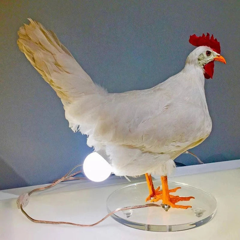 LED Night Lights Funny Animal Chick Light Easter Carnival Party Ornaments Children's Gifts Home Decoration Chicken Night Lamp