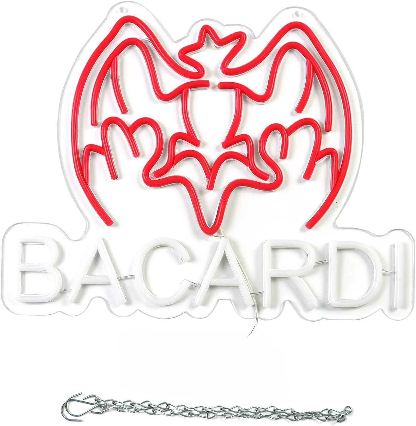 Bacardi Rum Neon Light Sign Dimmable Aesthetics Neon Sign For Wall Decor Room Party Shop Club Bar Man Cave Decor Birthday Gift