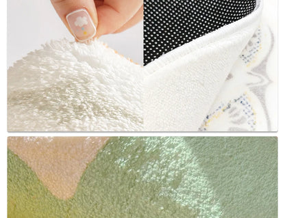Creative Dollar Rug Bedroom Bedside Thickened Shaggy Floor Mats Living Room Area Rugs Home Decor Carpet Bay Window Mat
