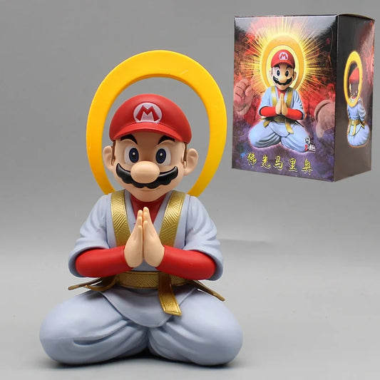 Super Mario Action Figure Anime Crayon Shin-chan Figuras Toys Manga GK Statue Kawaii Doll PVC Model Ornaments Gift for Children