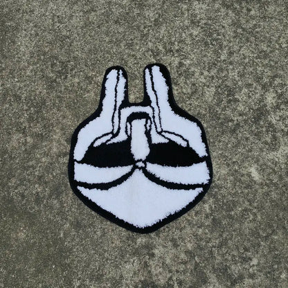 Anime Face Soft Tufting Rug Living Room Bedroom Decor Fluffy Carpets Non-slip Bathmat Bathroom Cloakroom Mat Floor Pad Boy Gifts