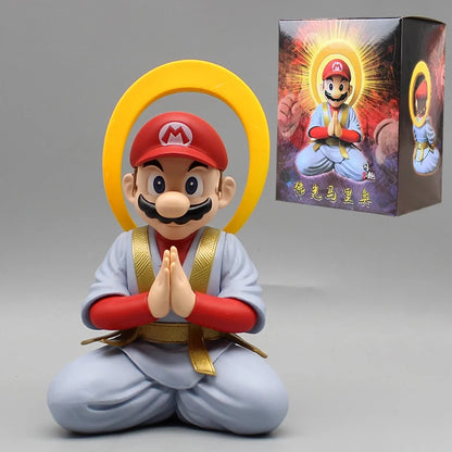 Super Mario Action Figure Anime Crayon Shin-chan Figuras Toys Manga GK Statue Kawaii Doll PVC Model Ornaments Gift for Children