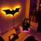 Modern Creative Wooden Background Wall Decorative Wall Lamp Remote Control 16-color Night Light Cable 2 Meters