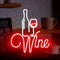 Red Wine Neon Signs LED Neon Light Signs Wine Lovers Gifts Party Decoration Home Bar Man Cave Bedroom Living Room Decor