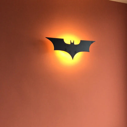 Modern Creative Wooden Background Wall Decorative Wall Lamp Remote Control 16-color Night Light Cable 2 Meters