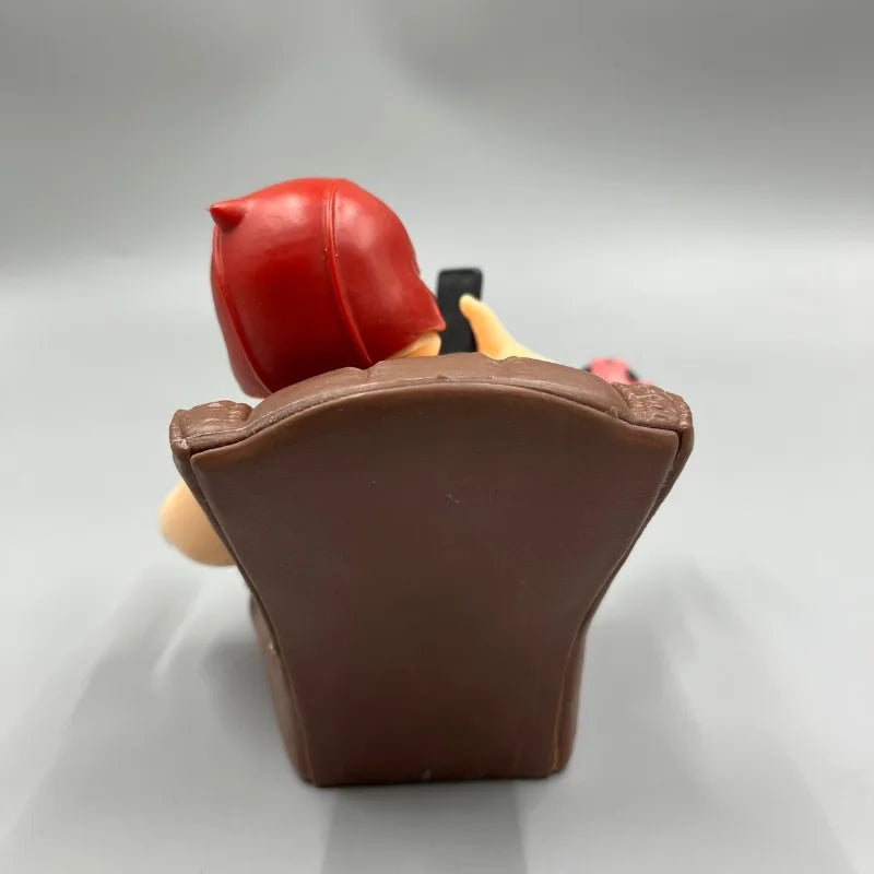 12cm The Avengers Deadpool Fat Boy Figure Cute Anime Action Collection Desktop Ornament Decoration Car Ornaments Children Toys